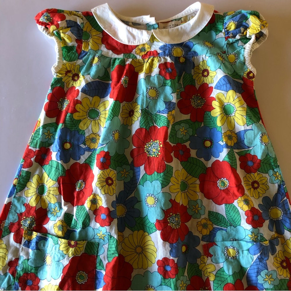 Little bird floral collares dress
